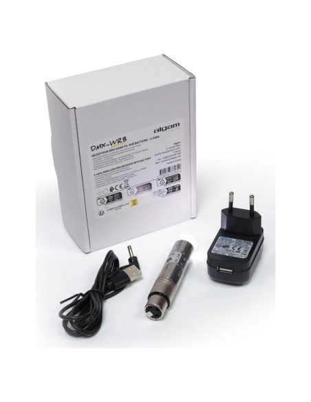 DMX-WRB 3-pole battery-operated female DMX receiver