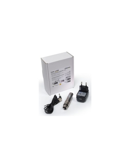 DMX-WRB 3-pole battery-operated female DMX receiver