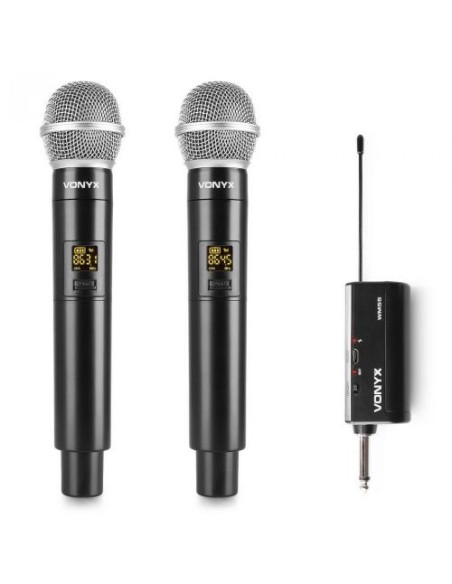 Vonyx WM552 Wireless Dual Micro UHF Plug-in