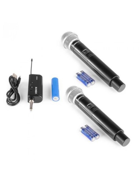 Vonyx WM552 Wireless Dual Micro UHF Plug-in