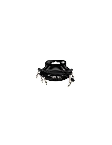 Câble de raccordement flexible 6443 noir 8 cm 3 pk