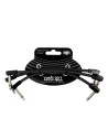 Câble de raccordement flexible 6444 noir 15 cm 3 pk