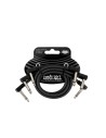 Câble de raccordement flexible 6445 noir 30 cm 3 pk