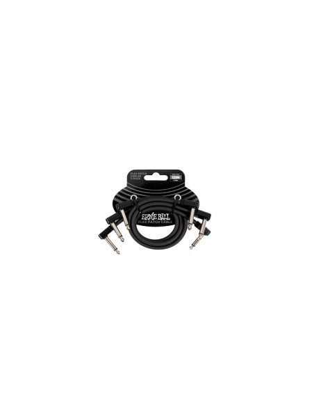 6445 Flex Patch Cable Black 30cm 3pk
