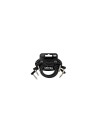 6445 Flex Patch Cable Black 30cm 3pk