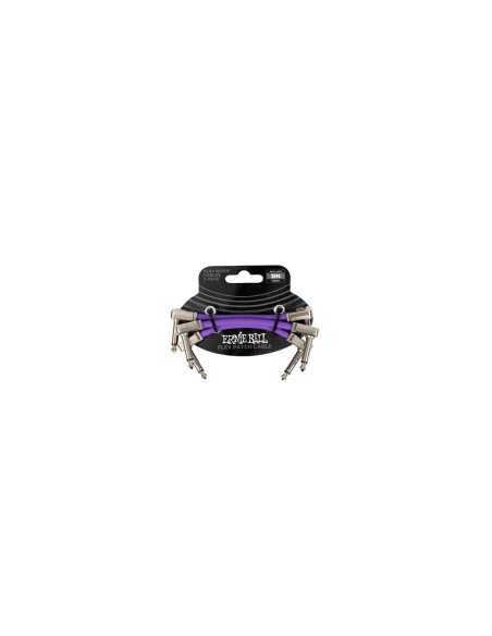 Câble patch flexible 6451 violet 8 cm, lot de 3