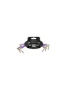 Cable de conexión flexible 6452, morado, 15 cm, paquete de 3