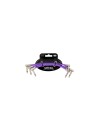 Cable de conexión flexible 6452, morado, 15 cm, paquete de 3