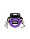 Cable de conexión flexible 6453, color morado, 30 cm, paquete de 3