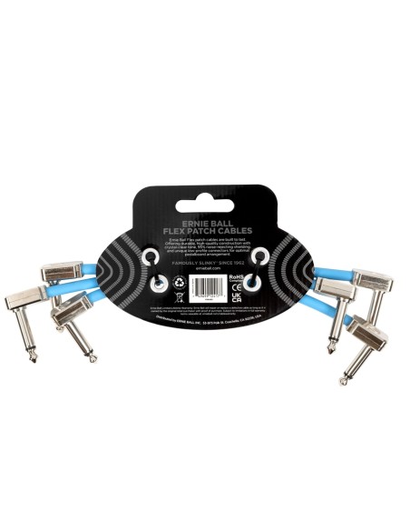 6460 Flex Patch Cable Blue 15cm 3pk