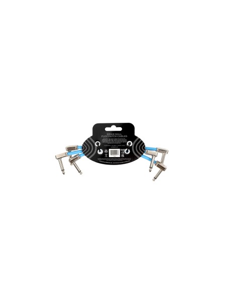 Câble patch flexible 6460 bleu 15 cm 3 pk