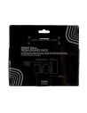 6462 Flex-Patchkabel, Schwarz, Multipack