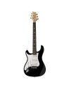 SE Silver Sky Lefty Piano Black Tastiera Palissandro
