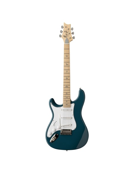 SE Silver Sky Lefty Nylon Blue Maple Fingerboard