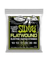 Ernie Ball 2591 Slinky Flatwound 10-46