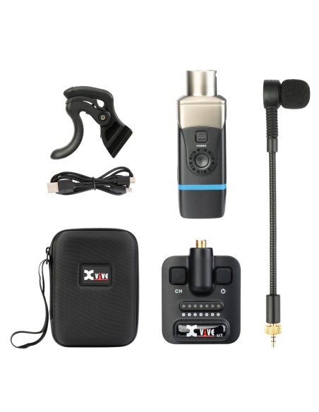 Xvive U7 Sistema microfonico wireless digitale per strumenti a fiato
