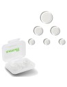 SlapKlatz MINI-Box mit 6 Gelpads (3 kleine + mittlere + 1 großes) transparent