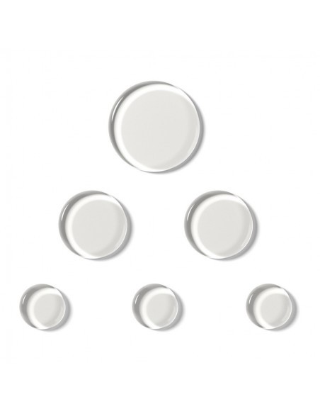 SlapKlatz Scatola MINI da 6 Gel Pad (3 small+ medium+1 large) Clear