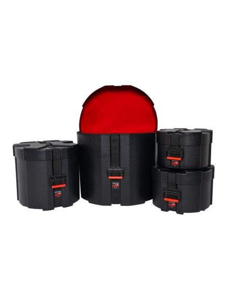 GATOR GPCROCKPACK set di 4 custodie rigide per batteria