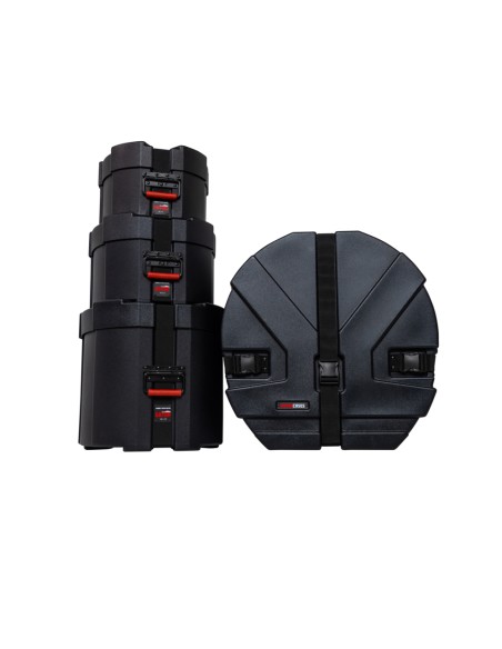 GATOR GPCROCKPACK set di 4 custodie rigide per batteria