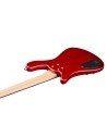 WARWICK Streamer Standard 4 Burgundy Red Transparent Satin 