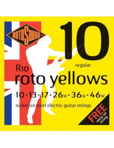 ROTOSOUND R10 ROTO YELLOW...