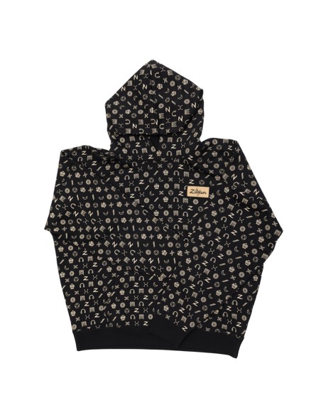 ZAHD0072 ICON HOODIE BLACK MEDIUM