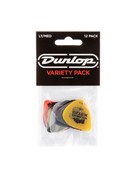 Dunlop PVP101 LT/MED Variety pack (busta da 12 plettri)