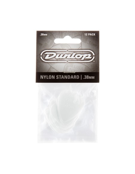 Dunlop 44P.38 Nylon Standard White .38mm