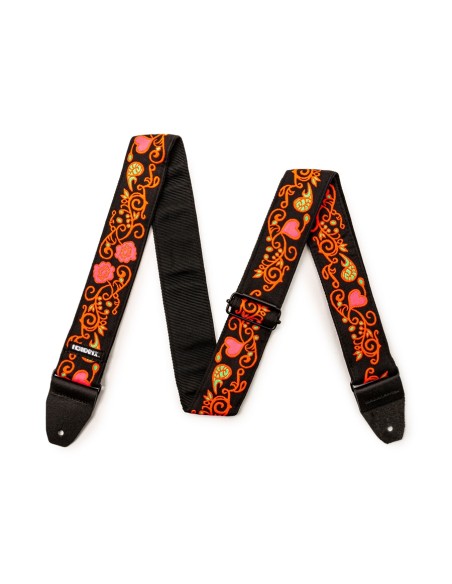 JH23 Jimi Hendrix Blacklight Monterey Orange