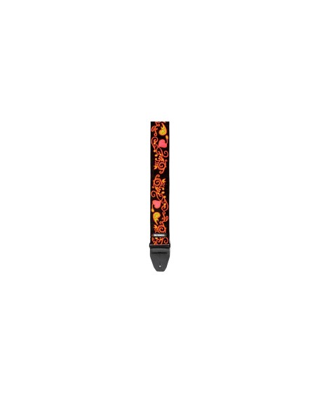 JH23 Jimi Hendrix Blacklight Monterey Orange
