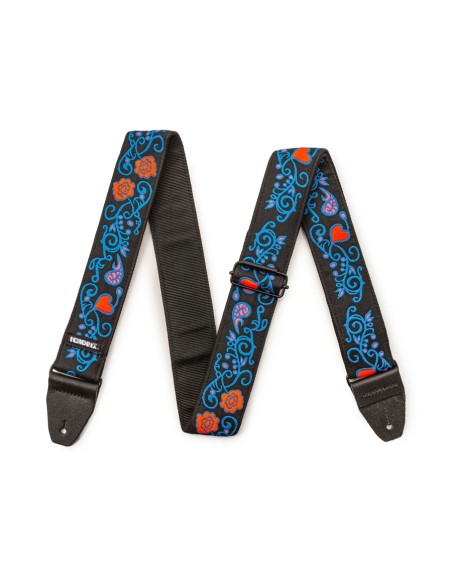JH24 Jimi Hendrix Blacklight Monterey Blue