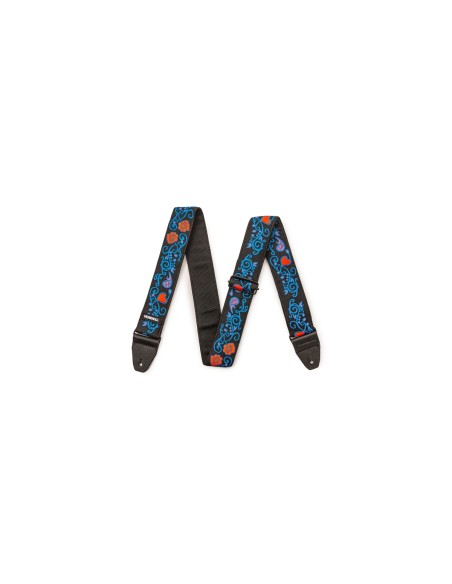 JH24 Jimi Hendrix Blacklight Monterey Blue
