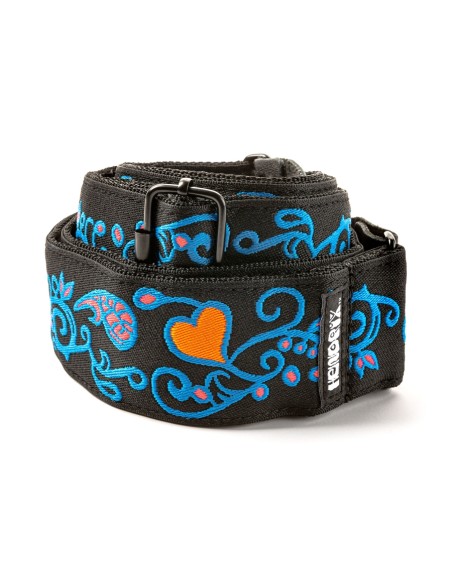 JH24 Jimi Hendrix Blacklight Monterey Blue