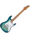 IBANEZ AZ22S1F-TXB Transparent Turquoise Burst