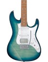 IBANEZ AZ22S1F-TXB Transparent Turquoise Burst