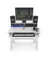 Escritorio de sonido compacto blanco
