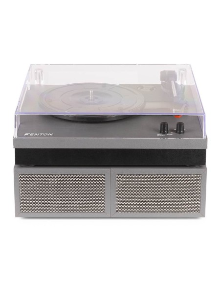 Fenton RP165G Record Player+ Sp. con Bluetooth Metallic Grey