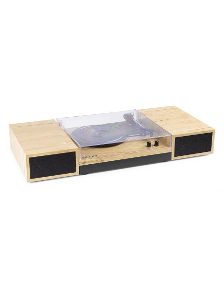 Fenton RP165L Record Player+ Sp. con Bluetooth Light Wood