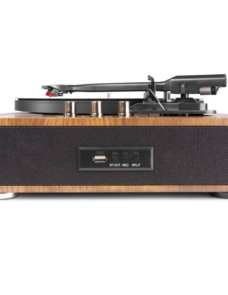 Fenton RP162 Record Player HQ BT Walnut Wood
