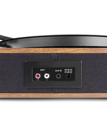 Fenton RP162 Record Player HQ BT Walnut Wood