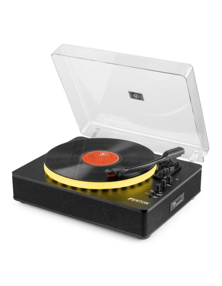 Fenton RP162LED Record Player LED Bluetooth Black