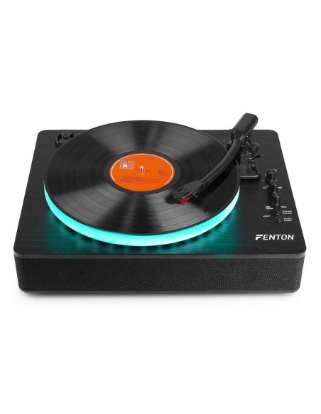 Fenton RP162LED Record Player LED Bluetooth Black