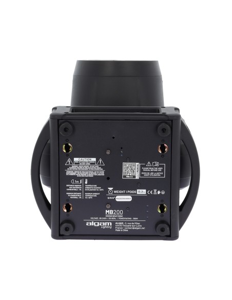 MB200 Beam Testa Mobile 200W + Ring RGB