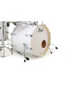 Pearl Export EXX705NBR/C735 Matte White con Hardware e Piatti Sabian SBR