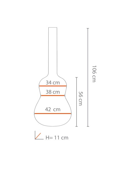 Bespeco BAG5AG Borsa per chitarra acustica