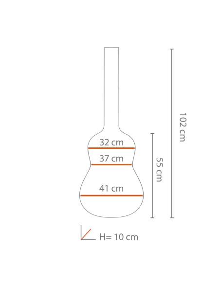 Bespeco BAG5CG Borsa per chitarra classica