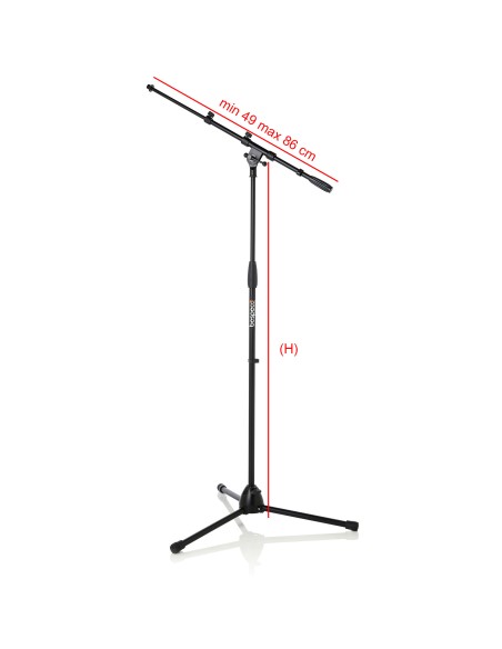 Bespeco MS1T Asta microfonica professionale telescopica a giraffa 