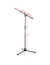 Bespeco MS1T Asta microfonica professionale telescopica a giraffa 