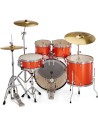 YAMAHA Rydeen Standard 22 Orange Glitter con Set piatti Paiste 101